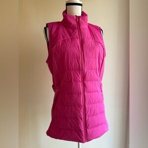 LULULEMON DOWN FOR IT ALL VEST | SONIC PINK | sz 14 | Excellent pre owned cond.